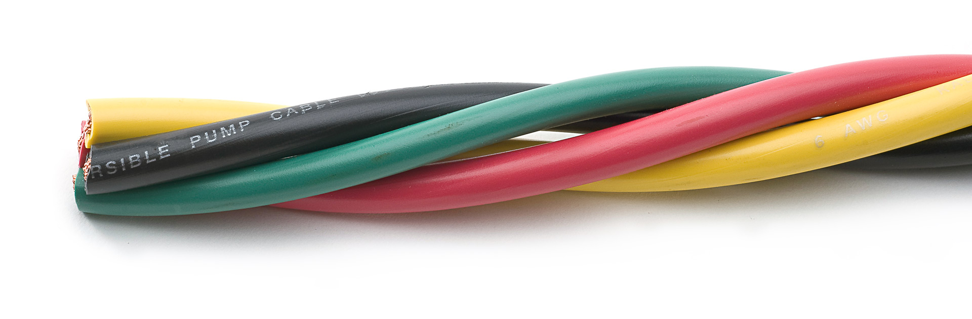 PVC TWISTED SUBMERSIBLE PUMP CABLE WITH GROUND PVC TWISTED SUBMERSIBLE PUMP CABLE WITH GROUND